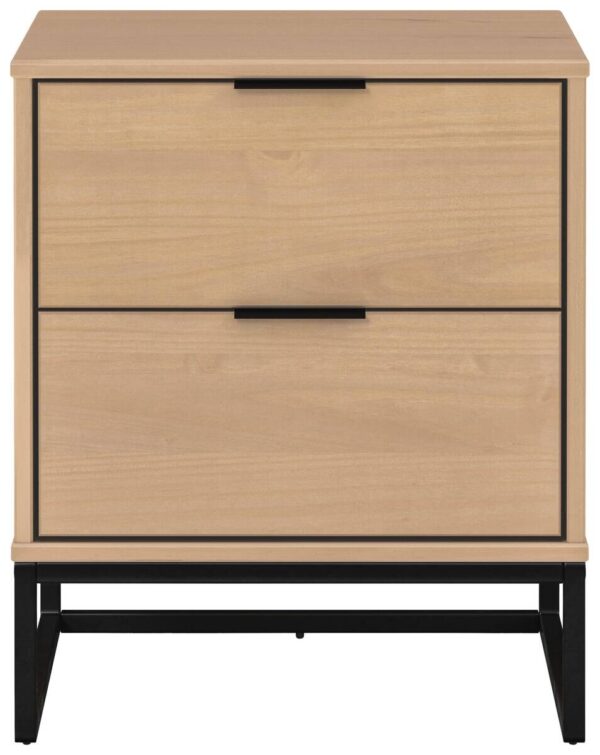 Kommode Luna 2S Oak B/H/L: ca. 45x58,6x50 cm – Bild 2