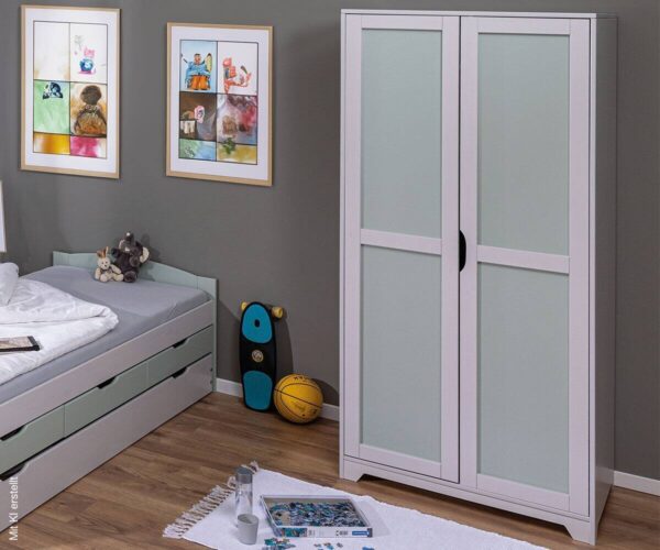 Kleiderschrank Prati Schrank salbei B/H/L: ca. 59,5x205x92 cm – Bild 4