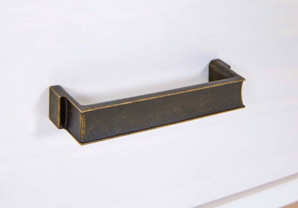 Couchtisch Maluno weiß lackiert B/H/L: ca. 60x48,8x119,4 cm – Bild 3