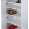 Schuhschrank Westphalen 1D weiß beschichtet Nachbildung B/H/L: ca. 40x189,5x58 cm Schuhschrank Westphalen 1D weiß beschichtet Nachbildung B/H/L: ca. 40x189,5x58 cm – Bild 2