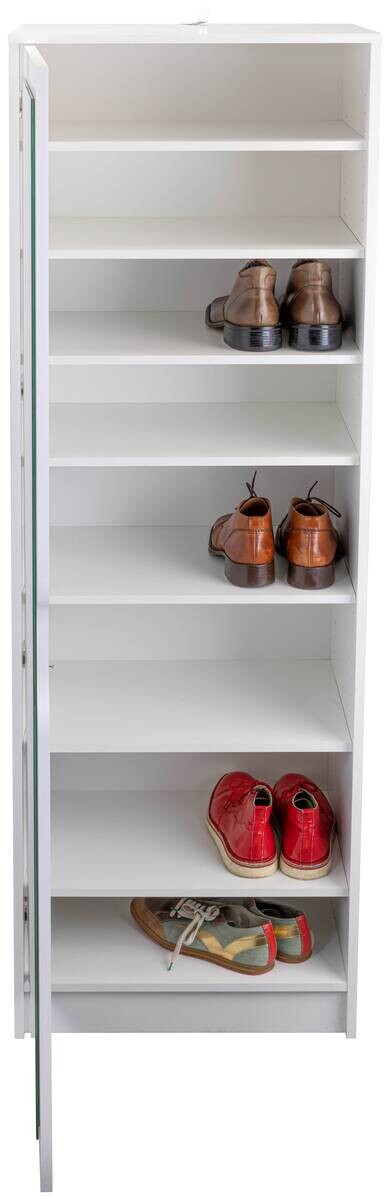 Schuhschrank Westphalen 1D weiß beschichtet Nachbildung B/H/L: ca. 40x189,5x58 cm Schuhschrank Westphalen 1D weiß beschichtet Nachbildung B/H/L: ca. 40x189,5x58 cm – Bild 5