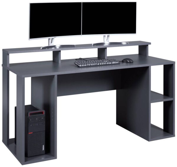 Schreibtisch Match Point anthrazit beschichtet Nachbildung B/H/L: ca. 91x76,5x160 cm Schreibtisch Match Point anthrazit beschichtet Nachbildung B/H/L: ca. 91x76,5x160 cm – Bild 4