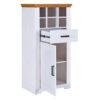 Kommode Maluno weiß lackiert B/H/L: ca. 48x136x68 cm – Bild 5