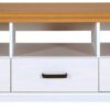 TV-Lowboard Maluno weiß lackiert B/H/L: ca. 48,3x53,2x166,4 cm TV-Lowboard Maluno weiß lackiert B/H/L: ca. 48,3x53,2x166,4 cm – Bild 3