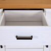 Kommode Maluno weiß lackiert B/H/L: ca. 48,3x104x166,4 cm – Bild 5