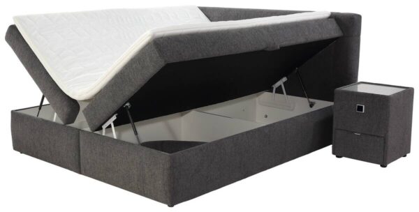 Boxbett dunkelgrau Liegefläche B/L: ca. 200x180 cm Boxbett dunkelgrau Liegefläche B/L: ca. 200x180 cm – Bild 4
