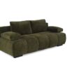 Schlafsofa grün Kunststoff B/H/T: ca. 213x86x101 cm – Bild 2