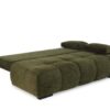 Schlafsofa grün Kunststoff B/H/T: ca. 213x86x101 cm – Bild 3