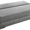 Schlafsofa Biel silber Microfaser B/H/T: ca. 199x97x95 cm – Bild 3