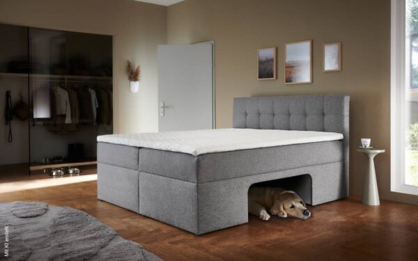 Boxbett Petty II hellgrau Liegefläche B/L: ca. 180x200 cm – Bild 2
