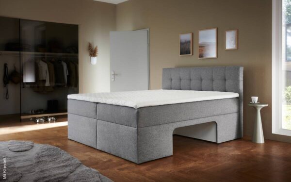 Boxbett Petty II hellgrau Liegefläche B/L: ca. 180x200 cm – Bild 3