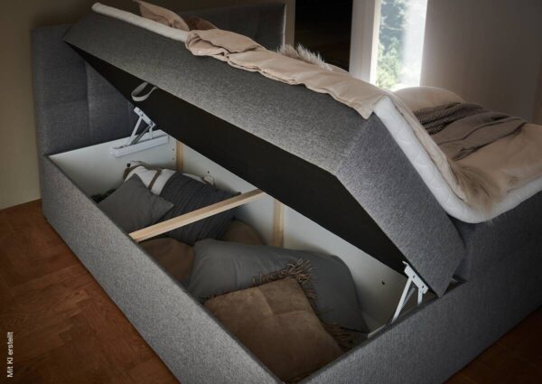 Boxbett Petty II hellgrau Liegefläche B/L: ca. 180x200 cm – Bild 5
