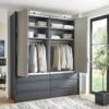 Falttürenschrank Oxford Sahara grau B/H/T: ca. 200x236x58 cm – Bild 3