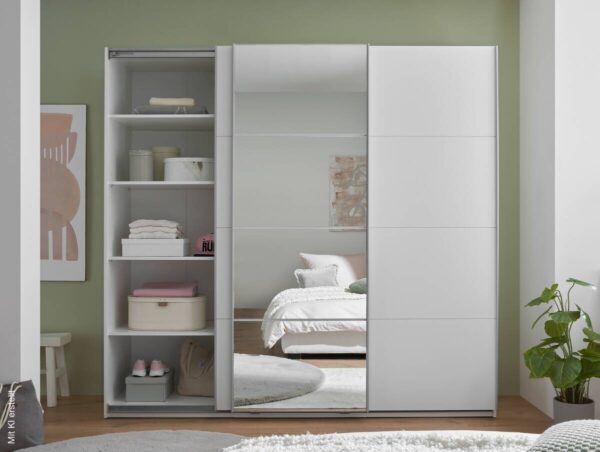 Schwebetürenschrank Carano weiß B/H/T: ca. 215x204x60 cm Schwebetürenschrank Carano weiß B/H/T: ca. 215x204x60 cm – Bild 2