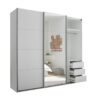 Schwebetürenschrank Carano weiß B/H/T: ca. 215x204x60 cm Schwebetürenschrank Carano weiß B/H/T: ca. 215x204x60 cm – Bild 3