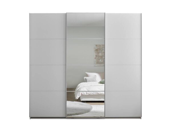 Schwebetürenschrank Carano weiß B/H/T: ca. 215x204x60 cm Schwebetürenschrank Carano weiß B/H/T: ca. 215x204x60 cm – Bild 4