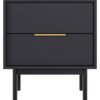 Nachtkonsole VIVA schwarz B/H/T: ca. 54x63x39 cm – Bild 2