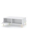 Couchtisch FLINN weiß B/H/T: ca. 100x39,6x66 cm Couchtisch FLINN weiß B/H/T: ca. 100x39,6x66 cm – Bild 4