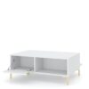 Couchtisch FLINN weiß B/H/T: ca. 100x39,6x66 cm Couchtisch FLINN weiß B/H/T: ca. 100x39,6x66 cm – Bild 5
