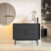 Kommode VIVA schwarz B/H/T: ca. 104x82x39 cm – Bild 3