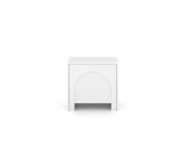 Nachtkonsole ARCO weiß B/H/T: ca. 50x49x35 cm – Bild 3