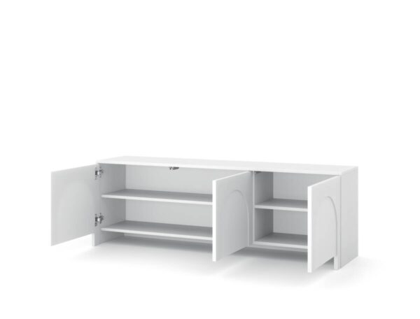 TV-Lowboard ARCO weiß matt B/H/T: ca. 150x49x35 cm – Bild 2