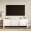 TV-Lowboard ARCO weiß matt B/H/T: ca. 150x49x35 cm – Bild 3