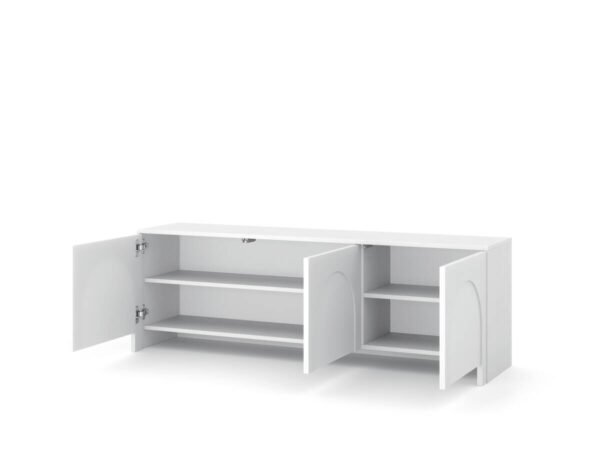 TV-Lowboard ARCO weiß matt B/H/T: ca. 150x49x35 cm – Bild 4