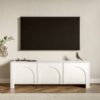 TV-Lowboard ARCO weiß matt B/H/T: ca. 150x49x35 cm – Bild 5