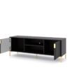 TV-Lowboard FLINN schwarz B/H/T: ca. 140x50x40 cm TV-Lowboard FLINN schwarz B/H/T: ca. 140x50x40 cm – Bild 3