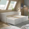 Funktionsbett weiß Liegefläche B/L: ca. 90x200 cm – Bild 4
