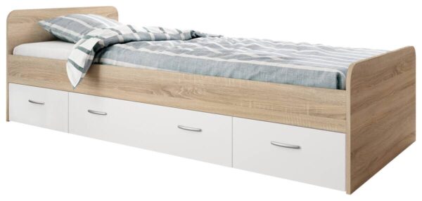 Jugendbett Eiche Sonoma Nachbildung – Bild 2