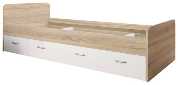Jugendbett Eiche Sonoma Nachbildung – Bild 3