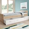 Jugendbett Eiche Sonoma Nachbildung – Bild 5
