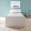 Jugendbett weiß Liegefläche B/L: ca. 90x200 cm – Bild 3