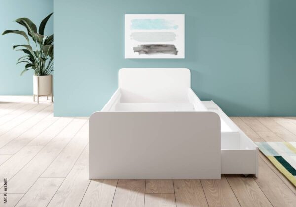 Jugendbett weiß Liegefläche B/L: ca. 90x200 cm – Bild 4