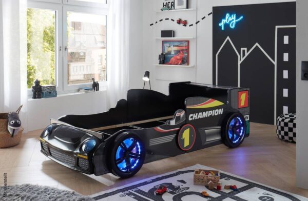 Autobett Rinum schwarz Liegefläche B/L: ca. 90x200 cm – Bild 5