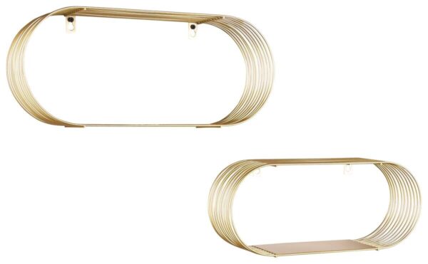 Wandregal Jessica gold Optik Metall – Bild 2
