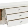 TV-Lowboard Rosalie weiß Eiche Evoke Coast Nachbildung B/H/T: ca. 179x67x44 cm TV-Lowboard Rosalie weiß Eiche Evoke Coast Nachbildung B/H/T: ca. 179x67x44 cm – Bild 3