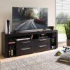 TV-Lowboard Goal Carbon schwarz Carbon Optik B/H/T: ca. 179x66x44 cm – Bild 4