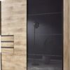 Schwebetürenschrank Oldenburg Eiche Artisan Nachbildung B/H/T: ca. 180x198x65 cm – Bild 3