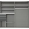 Schwebetürenschrank Oldenburg Eiche Artisan Nachbildung B/H/T: ca. 180x198x65 cm – Bild 4