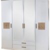 Kleiderschrank Kärnten Alpinweiß B/H/T: ca. 179x199x58 cm Kleiderschrank Kärnten Alpinweiß B/H/T: ca. 179x199x58 cm – Bild 2
