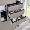 Schwebetürenschrank Saigon Sahara grau B/H/T: ca. 225x208x64 cm – Bild 2