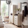 Highboard Edda beige hell B/H/T: ca. 60,2x103,4x33,05 cm – Bild 2
