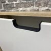 Schiebetürenschrank Emmik weiß matt Eiche Eiche weiß Nachbildung B/H/T: ca. 100,1x83,6x41 cm – Bild 2