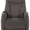 TV-Sessel Ronda graubraun Webstoff B/H/T: ca. 79x116x85 cm – Bild 2