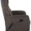 TV-Sessel Ronda graubraun Webstoff B/H/T: ca. 79x116x85 cm – Bild 4