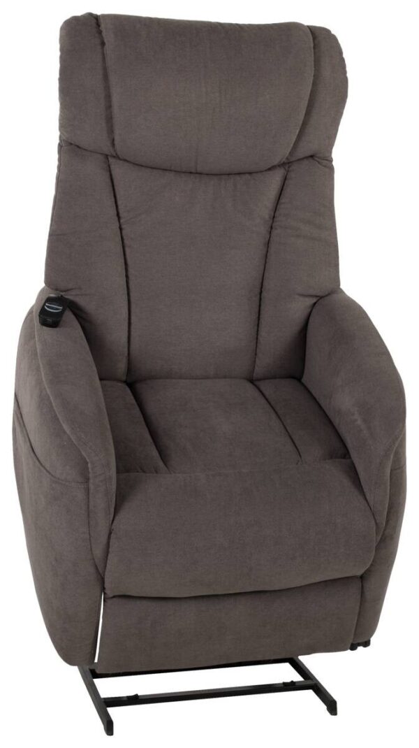 TV-Sessel Ronda graubraun Webstoff B/H/T: ca. 79x116x85 cm – Bild 5