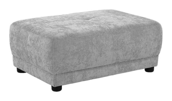 Ecksofa hellgrau Webstoff B/H/T: ca. 279x89x187 cm – Bild 2
